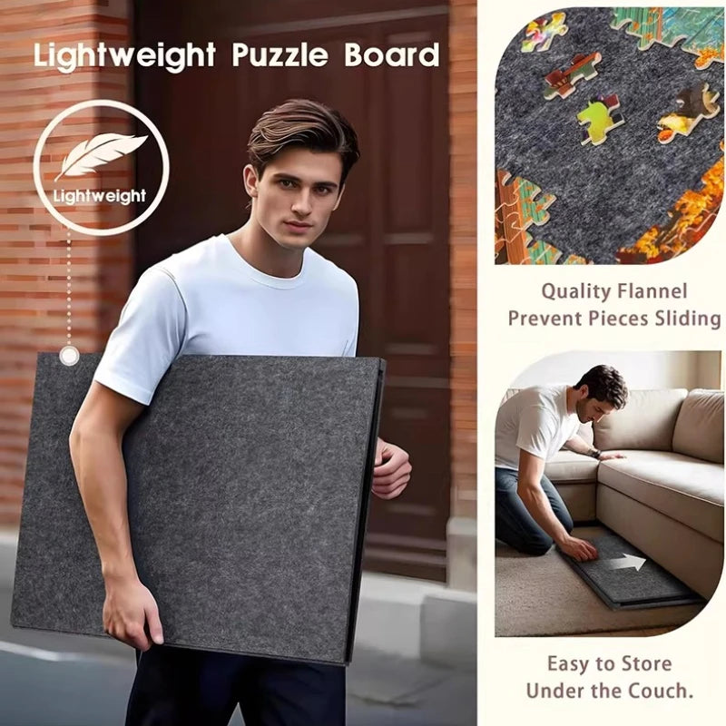 1000-1500pcs Puzzle Board with 6 Sliding Drawers
