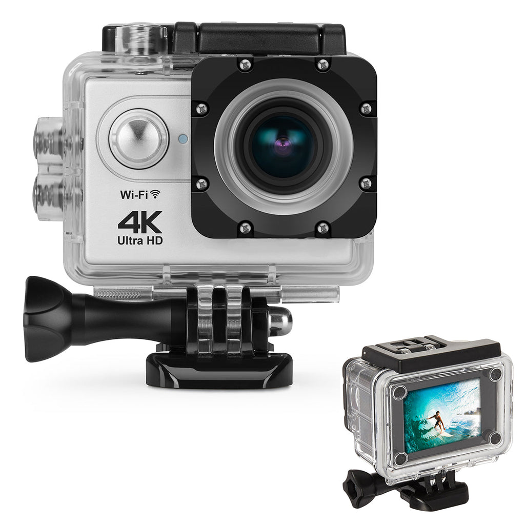 Waterproof 4K Action Camera with WiFi & Remote