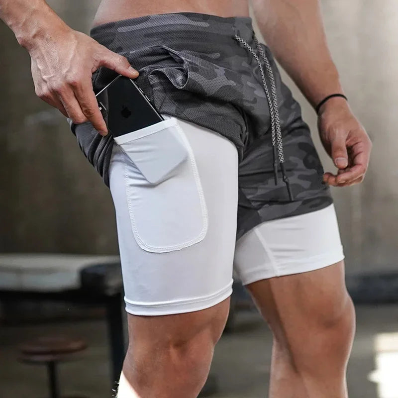  Mens Sports Shorts Breathable and Quick Dry Training