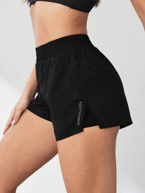 2026 New Style Faux Two Piece Anti Exposure Yoga Shorts
