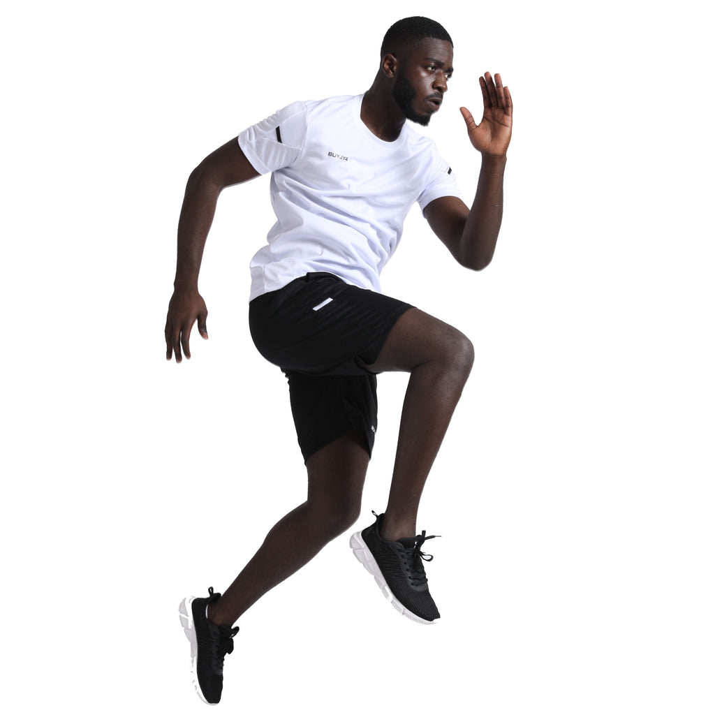 3Pack Men's  Workout Set Gym Shirt Set S-3XL