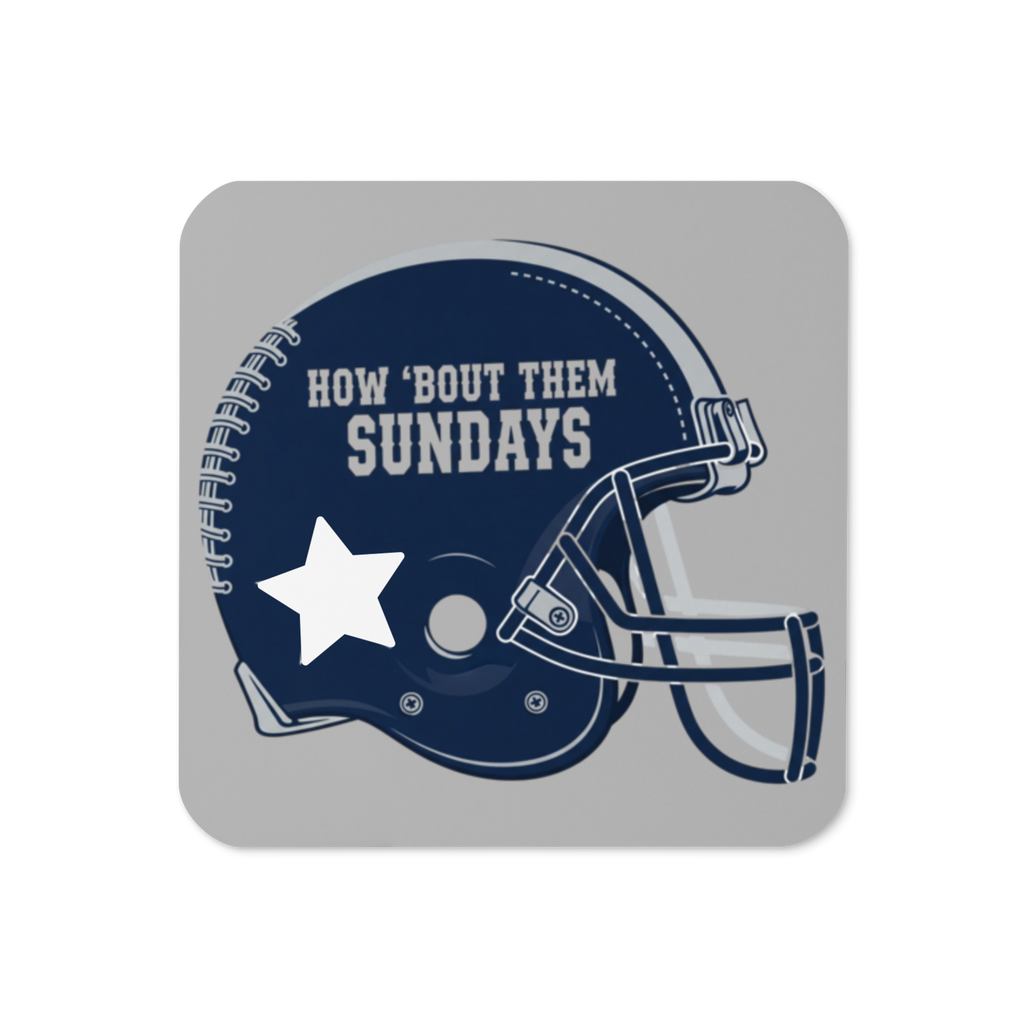 Original 'How Bout Them Sundays' Coaster