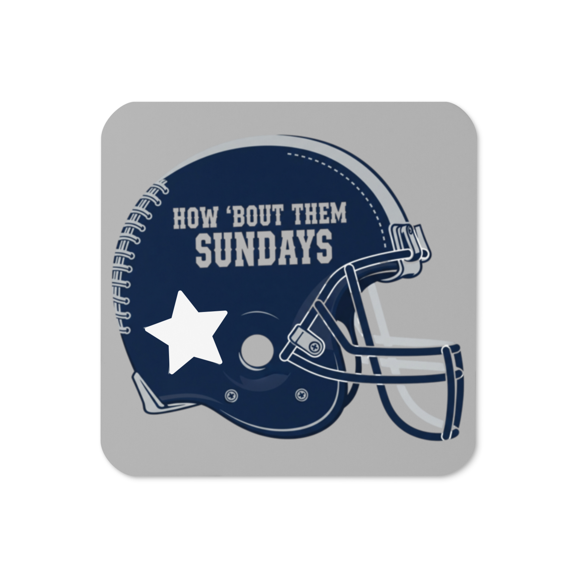 Original 'How Bout Them Sundays' Coaster