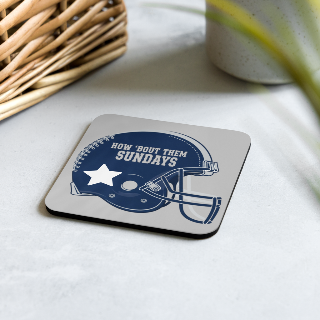 Original 'How Bout Them Sundays' Coaster