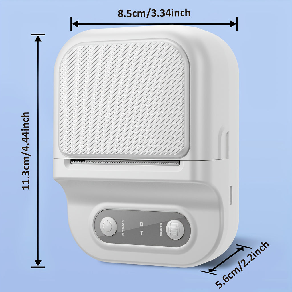 Mini Thermal Label Printer Self adhesive Paper & Inkless