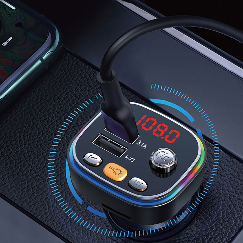 Wireless Car Bluetooth Adapters FM Transmitter