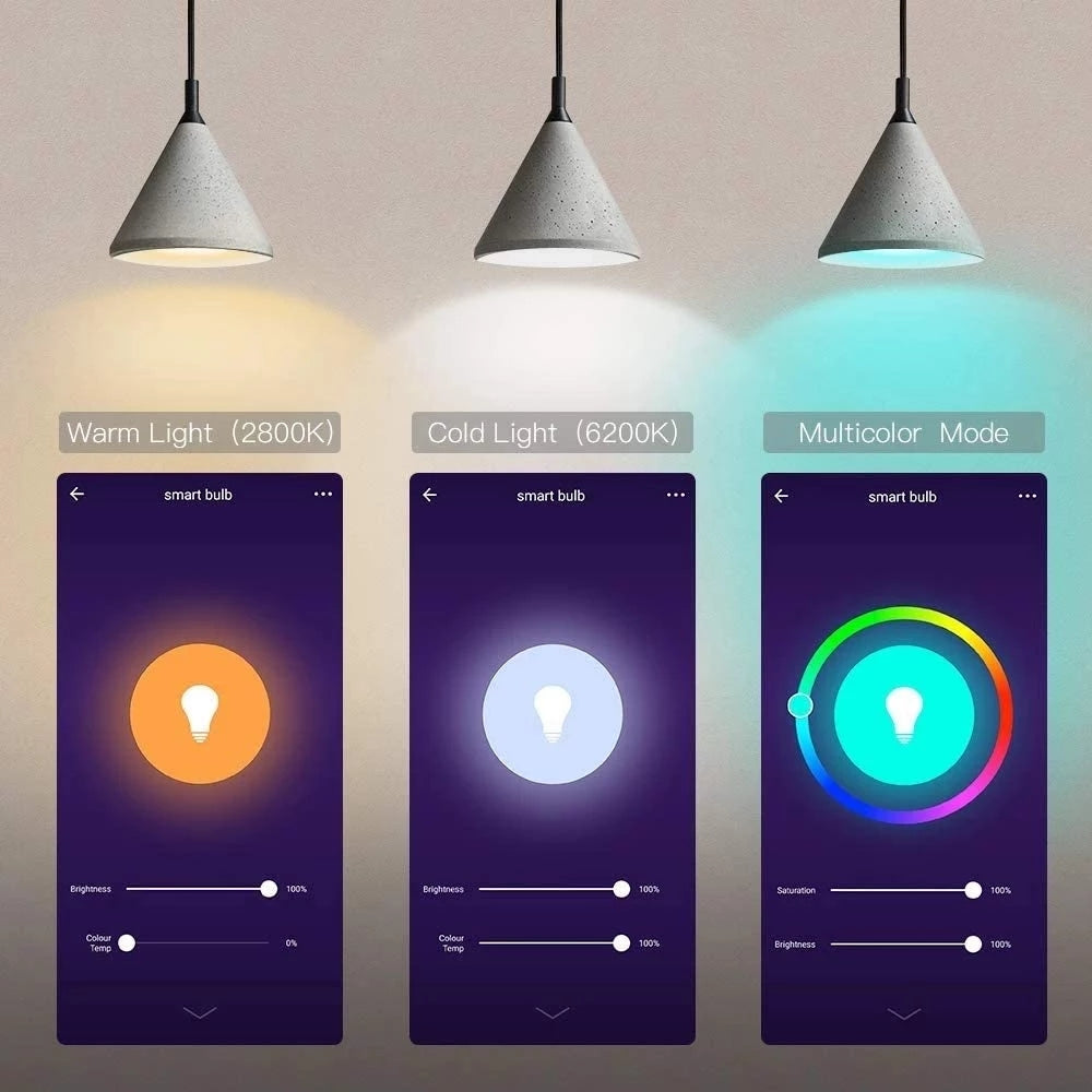 Smart WiF LEDi Light Bulb with Alexa Google Assistant