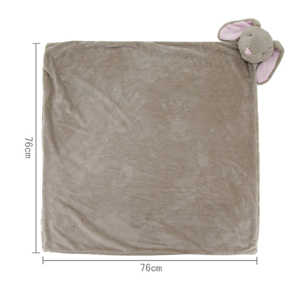Bunny Plush Animal Baby Blanket  Soft Cuddle