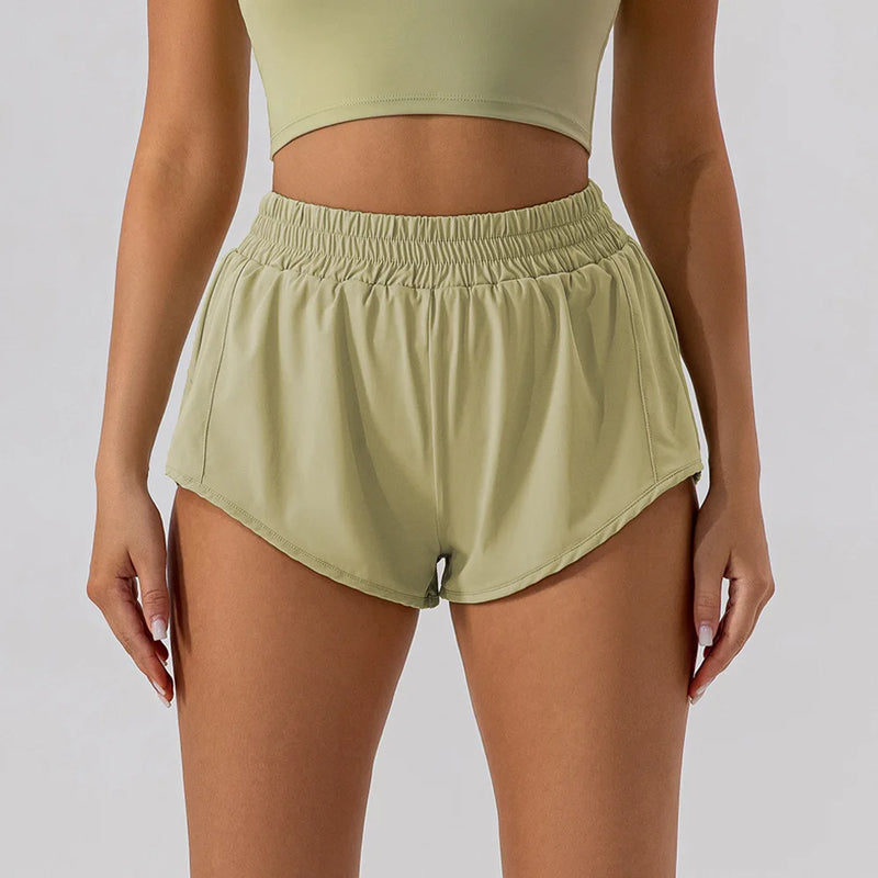 Summer Fitness Low Waist 2.5 Inch Shorts Women Gym Sportswear