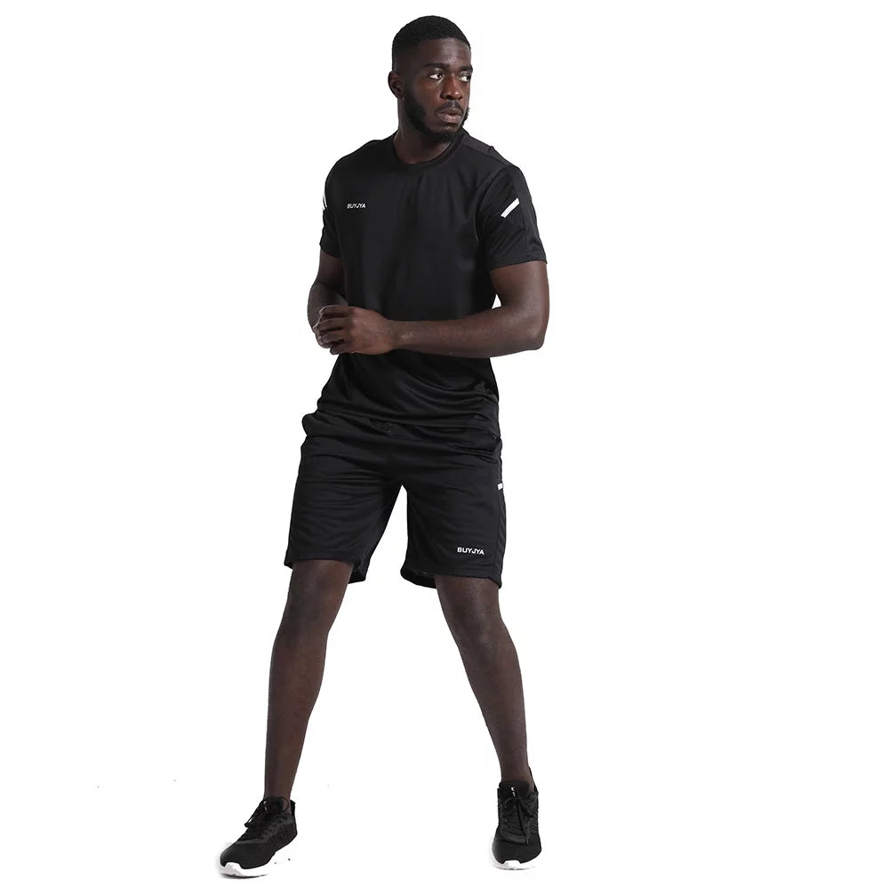 3Pack Men's  Workout Set Gym Shirt Set S-3XL