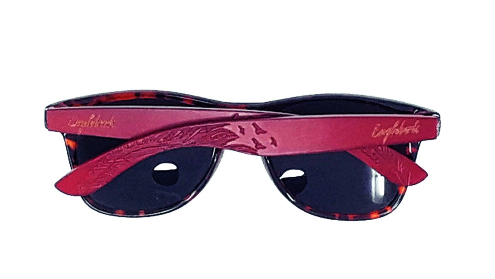Tortoise Bamboo Wooden Sunglasses with Engraved Wood Cases